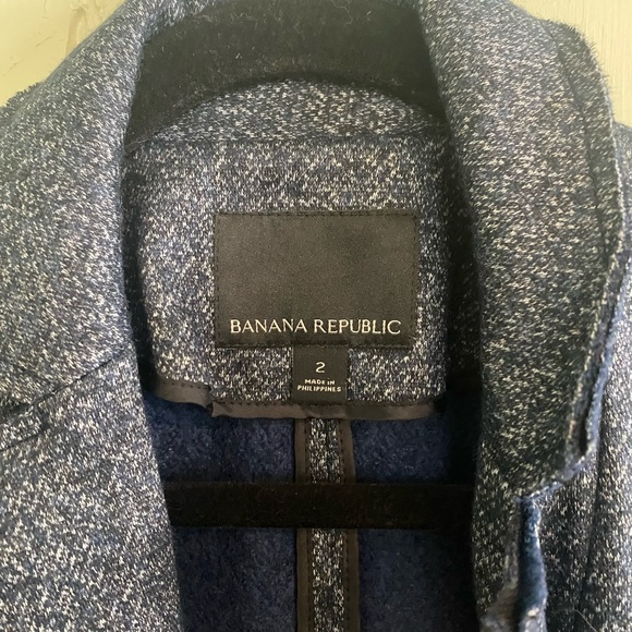 Banana Republic Blue Peacoat/Jacket Size 2 - Picture 6 of 6